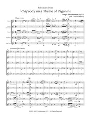 Rachmaninoff (arr. Hinze) - Rhapsody on a Theme of Paganini (Flute Quintet) - FC439