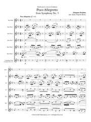 Brahms (arr. Rose) - Poco Allegretto from Symphony No. 3 (Low Flute Choir) - FC442