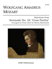 Mozart (arr. Melicharek) - Selections from Serenade No. 10 (Flute Choir) - FC465