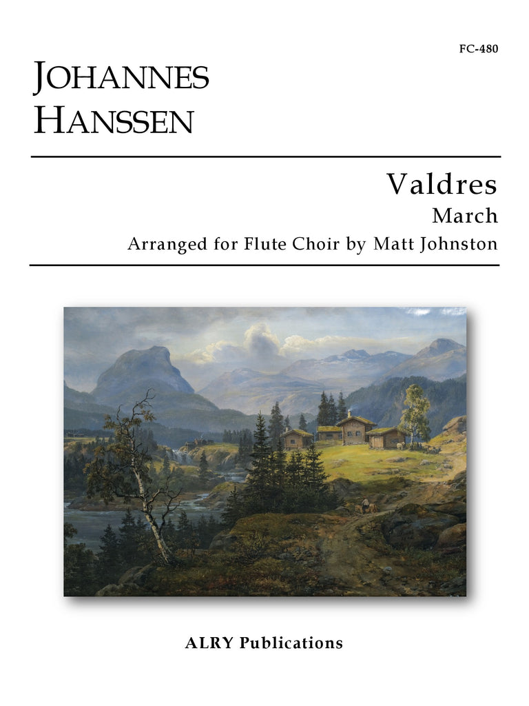 Hanssen (arr. Johnston) - Valdres for Flute Choir - FC480