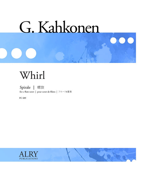 Kahkonen - Whirl for Flute Octet - FC489