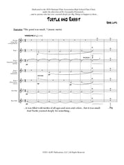Lutz - Turtle and Rabbit for Flute Choir and Narrator - FC495