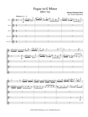 Bach (arr. Huunonen) - Fugue in G Minor, BWV 542 for Flute Quintet - FC521