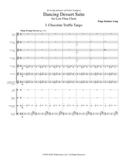 Long - Dancing Dessert Suite for Low Flute Choir and Percussion - FC526