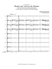 Bach (arr. Respighi/Johnston) - Wachet auf, ruft uns die Stimme for Flute Choir - FC528