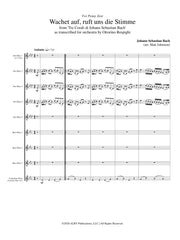 Bach (arr. Respighi/Johnston) - Wachet auf, ruft uns die Stimme for Low Flute Choir - FC529
