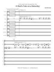Rozman - A Bird's Tale on a Saturday for Flute Choir - FC542