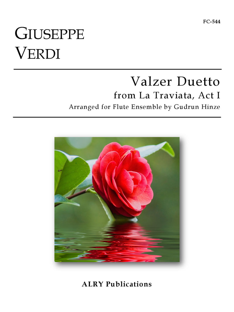 Verdi (arr. Hinze) - Valzer Duetto for Flute Choir - FC544