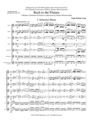 Long - Bach to the Fluture for Flute Choir - FC548