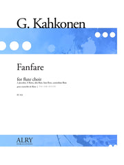 Kahkonen - Fanfare for Flute Choir - FC553