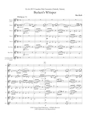 Korb - Beckett's Whisper for Flute Choir - FC705NW