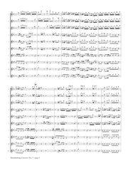 Bach (arr. Nourse) - Brandenburg Concerto No. 3 for Flute Choir - FC708NW