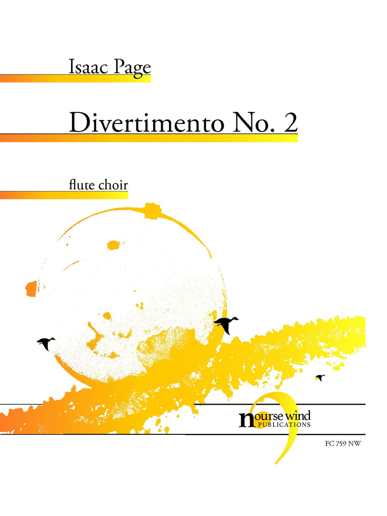 Page - Divertimento No. 2 for Flute Choir - FC759NW