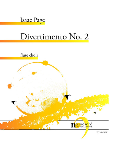 Page - Divertimento No. 2 for Flute Choir - FC759NW