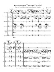 Liszt (arr. Avey) - Variations on a Theme of Paganini - FC77