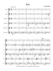 Lindquist - Rain for Flute Choir - FC299