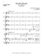 Nishimura - Handel's Messiah in 5 Minutes (Flute Choir) - FC323