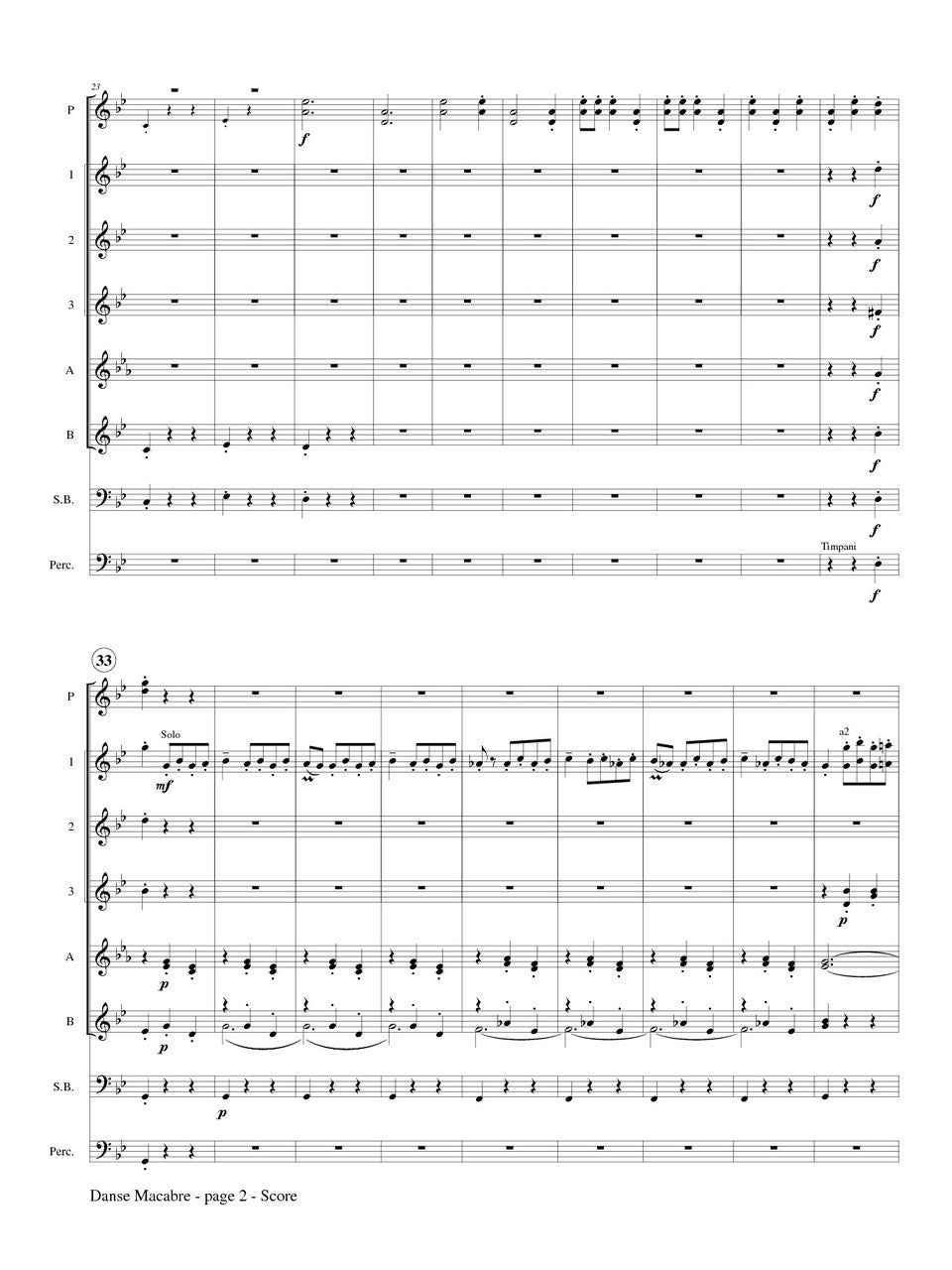 Saint-Saens (arr. Floyd) - Danse Macabre (Flute Choir) - FC56 | UMMP ...