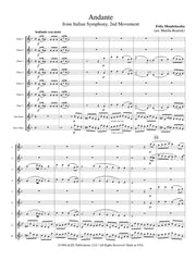 Mendelssohn - Andante (from the Italian Symphony, 2nd movement) - FC67