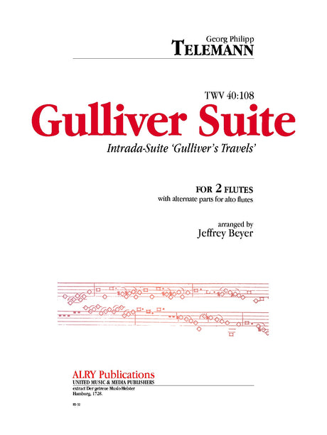 Telemann - Gulliver Suite for Two Flutes - FD32