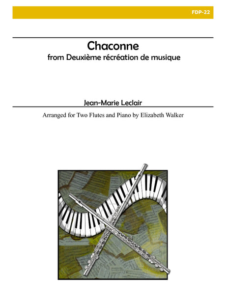 Leclair (arr. Walker) - Chaconne from Deuxieme Recreation de Musique - FDP22