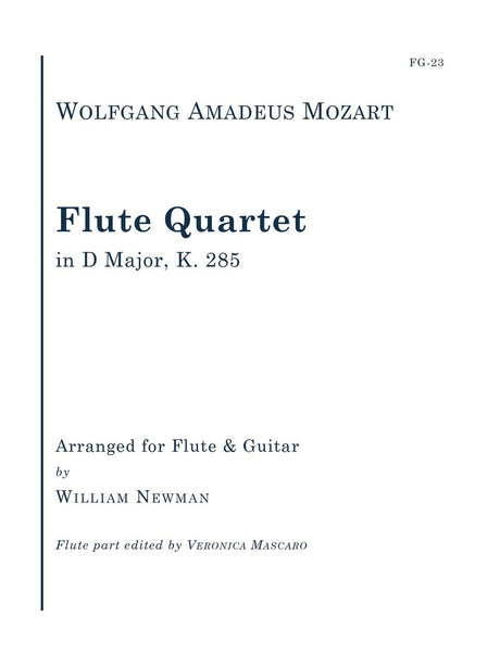 Mozart (arr. Newman/Mascaro) - Flute Quartet in D Major, K. 285 - FG23