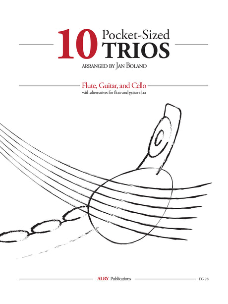 Boland - Ten Pocket-Sized Trios for Flute, Guitar, and Cello - FG28