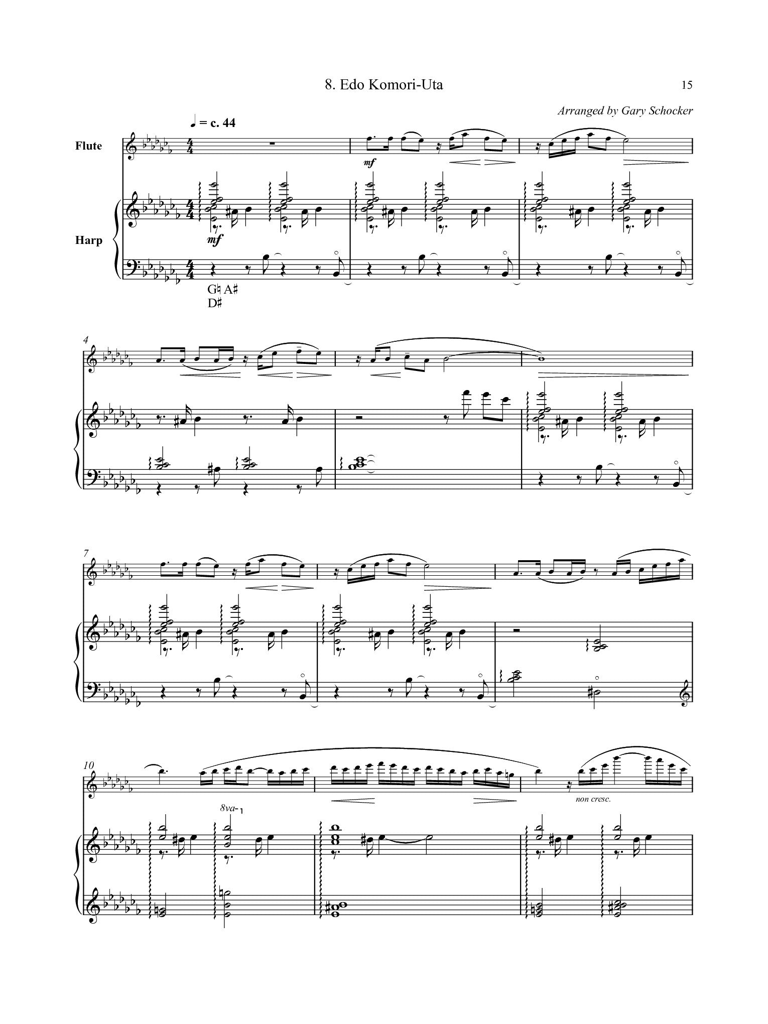 Hora Staccato Per Flauto E Pianoforte - Arrangiamento Di Gary Schocker, Theodore Presser Company - Foto 6