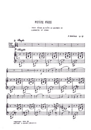 Gossiaux - Petite Piece for Flute and Piano - FP0840EJM