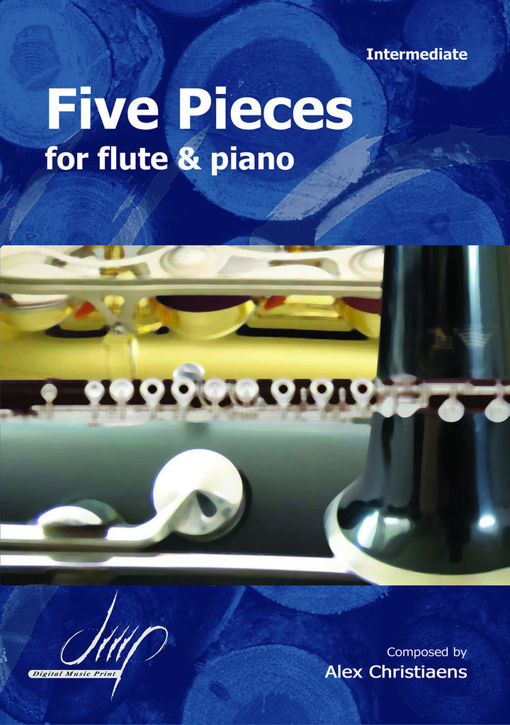 Christiaens - Five Pieces for Flute and Piano - FP109023DMP