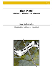 Boisdeffre - Trois Pièces for Flute and Piano - FP11