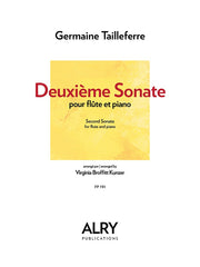 Tailleferre (arr. Broffitt) - Deuxième Sonate (Sonata No. 2) for Flute and Piano - FP151