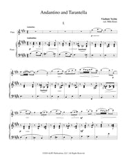 Tsybin (arr. Mihi Kim) - Andantino et Tarantella for Flute and Piano - FP155