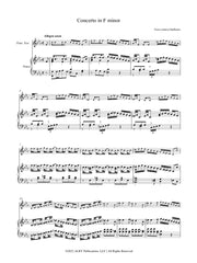 Buffardin (ed. Brabants) - Concerto in F Minor for Flute and Piano - FP203