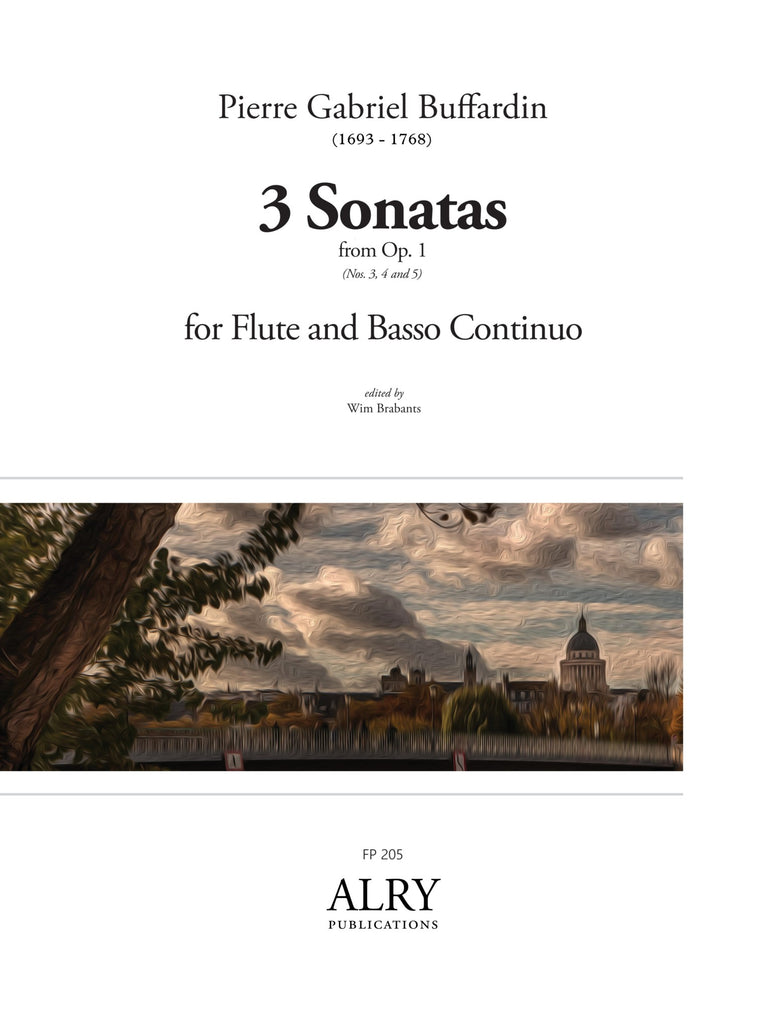 Buffardin (ed. Brabants) - 3 Sonatas from Op. 1 for Flute and Basso Continuo - FP205