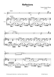 Simon Plazas - Reflexions for Flute and Piano - FP3391PM