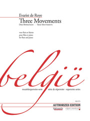 de Roye - Three Movements for Flute and Piano - FP4779EM