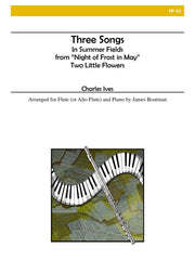 Ives - Three Songs for Flute and Piano - FP52