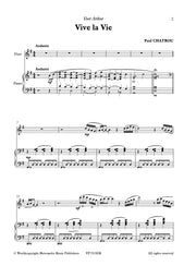 Chatrou - Vive la Vie for Flute and Piano - FP7315EM