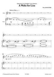 Schoeters - A Waltz for Lisa for Flute and Piano - FP7398EM