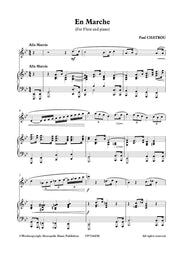 Chatrou - En Marche for Flute and Piano - FP7546EM