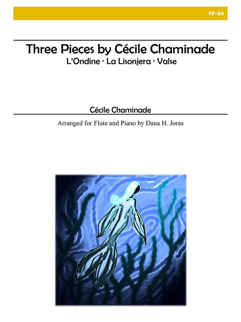 Chaminade (arr. Joras) - Three Pieces for Flute and Piano - FP94