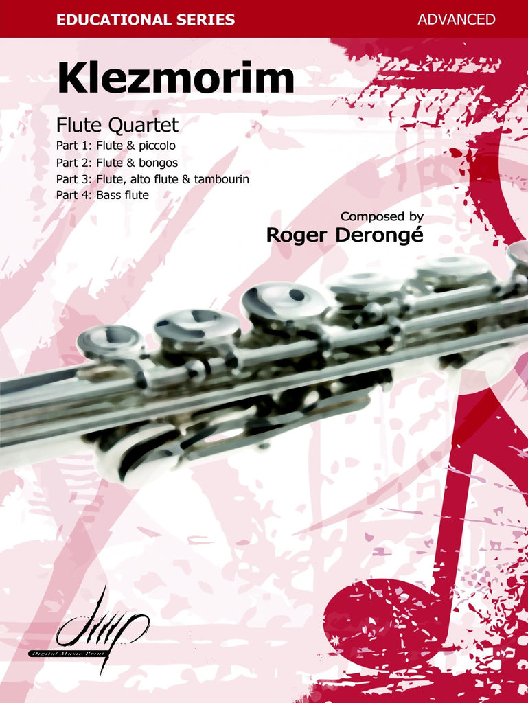 Deronge - Klezmorim (Flute Quartet) - FQ118097DMP