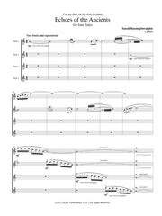 Bassingthwaighte - Echoes of the Ancients for Flute Quartet - FQ58