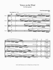 Bassingthwaighte - Voices on the Wind for Flute Quartet - FQ62