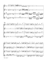 Bach (arr. Melicharek) - Fuga from Sonata No. 1, BWV 1001 for Flute Quartet - FQ77