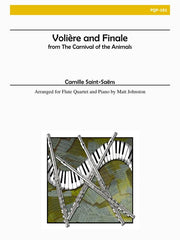 Saint-Saens (arr. Johnston) - Voliere and Finale from The Carnival of the Animals for Flute Quartet and Piano - FQP101