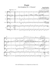 Prokofiev (arr. Johnston) - Finale from Symphony No. 1, ‘Classical’ for Flute Quartet and Piano - FQP102