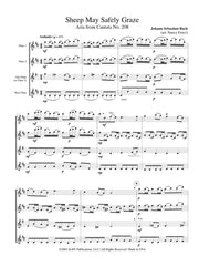 Bach - Sheep May Safely Graze (Flute Quartet) - FQ817