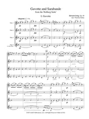 Grieg (arr. Jicha) - Gavotte and Sarabande from the Holberg Suite - FQ822